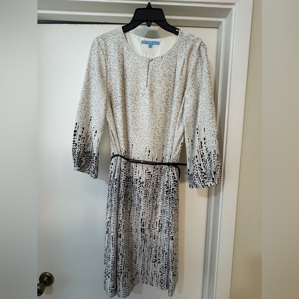 NWOT - Antonio Milani - Belted Shift Dress